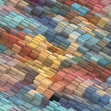 3 boyutlu illüstrasyon. Web modern fon. Renkli desen. Soyut geometrik şekiller. arkaplan.