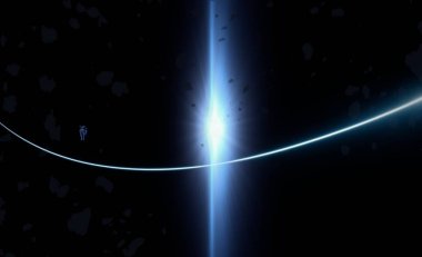 parlaklık ile renkli soyut gökyüzü arka plan