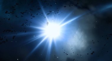 parlaklık ile renkli soyut gökyüzü arka plan