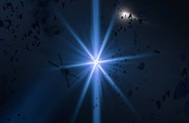 Soyut alan koyu arka plan  