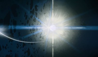 parlaklık ile renkli soyut gökyüzü arka plan