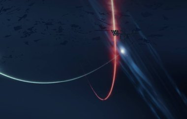 parlaklık ile renkli soyut gökyüzü arka plan