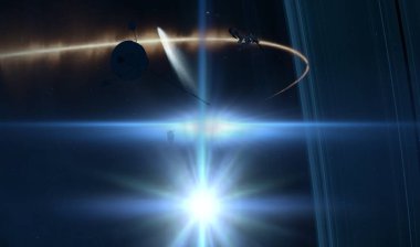 parlaklık ile renkli soyut gökyüzü arka plan