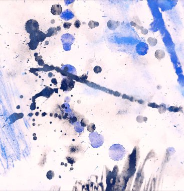 soyut grunge suluboya darbeleri ve lekeler dokulu desen