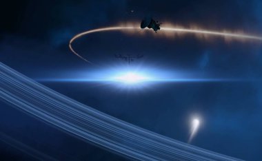 Soyut alan koyu arka plan  