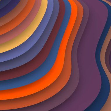 3 boyutlu illüstrasyon. Web modern fon. Renkli desen. Soyut geometrik şekiller. arkaplan.