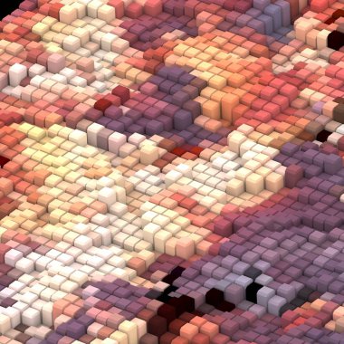 3 boyutlu illüstrasyon. Web modern fon. Renkli desen. Soyut geometrik şekiller. arkaplan.