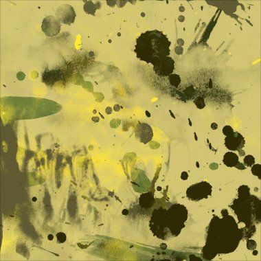 soyut grunge suluboya darbeleri ve lekeler dokulu desen