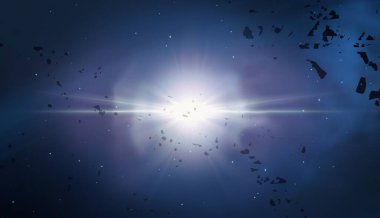 Soyut alan koyu arka plan  