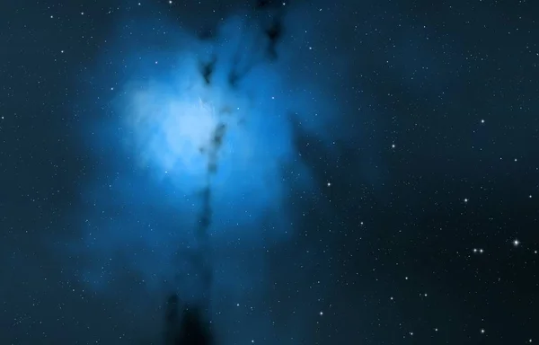 Ilustracji Głęboka Ogromna Przestrzeń Gwiazdy Planety Księżycowie Różne Science Fiction — Zdjęcie stockowe
