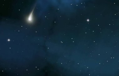 2d illüstrasyon. Derin geniş alan. Yıldızlar, gezegenler ve uydular. Çeşitli bilim kurgu yaratıcı fon. Uzay sanatı. Uzaylı güneş sistemleri. Gerçekçi arka plan 