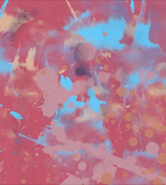 Metin için yeri olan boya lekeleriyle soyut arkaplan