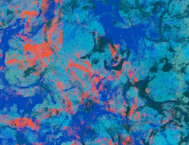 Arkaplanda soyut renkli lekeler