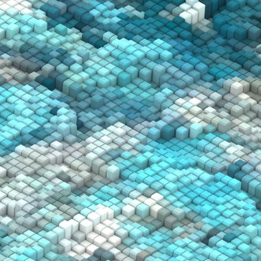 3 boyutlu illüstrasyon. Web modern fon. Renkli desen. Soyut geometrik şekiller. arkaplan.