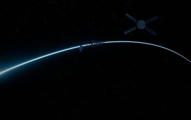 parlaklık ile renkli soyut gökyüzü arka plan