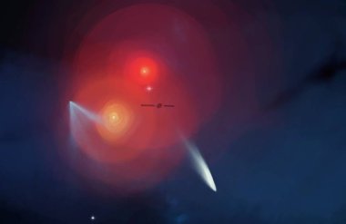 Soyut alan koyu arka plan  