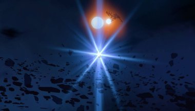 Soyut alan koyu arka plan  