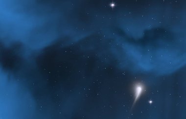 2d illüstrasyon. Derin geniş alan. Yıldızlar, gezegenler ve uydular. Çeşitli bilim kurgu yaratıcı fon. Uzay sanatı. Uzaylı güneş sistemleri. Gerçekçi arka plan 