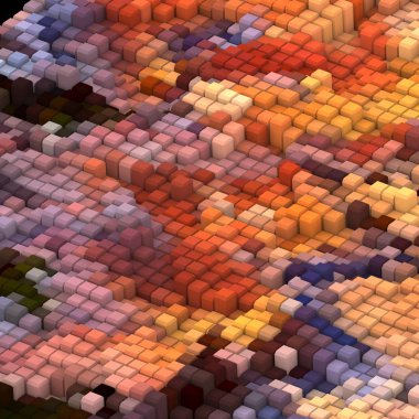 Renkli desenli soyut arkaplan