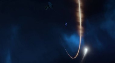 Soyut alan koyu arka plan  