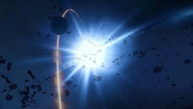 parlaklık ile renkli soyut gökyüzü arka plan