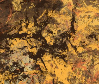 Arkaplanda soyut renkli lekeler