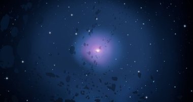 parlaklık ile renkli soyut gökyüzü arka plan