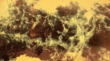 Metin için yeri olan boya lekeleriyle soyut arkaplan