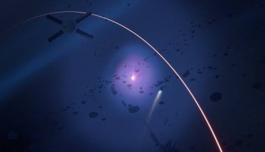 Soyut alan koyu arka plan  