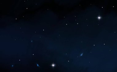 2d illüstrasyon. Derin geniş alan. Yıldızlar, gezegenler ve uydular. Çeşitli bilim kurgu yaratıcı fon. Uzay sanatı. Uzaylı güneş sistemleri. Gerçekçi arka plan 