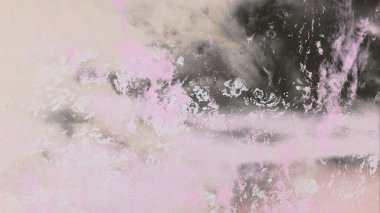 Metin için yeri olan boya lekeleriyle soyut arkaplan