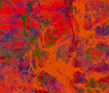 Arkaplanda soyut renkli lekeler