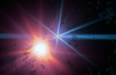 parlaklık ile renkli soyut gökyüzü arka plan