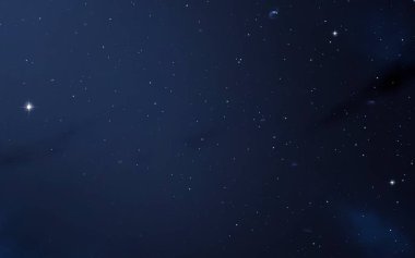 2d illüstrasyon. Derin geniş alan. Yıldızlar, gezegenler ve uydular. Çeşitli bilim kurgu yaratıcı fon. Uzay sanatı. Uzaylı güneş sistemleri. Gerçekçi arka plan 