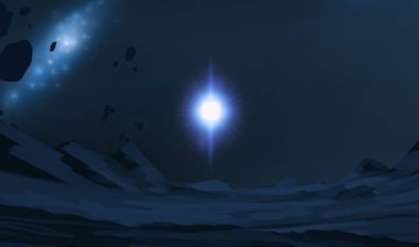 parlaklık ile renkli soyut gökyüzü arka plan