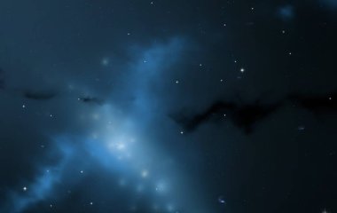 2d illüstrasyon. Derin geniş alan. Yıldızlar, gezegenler ve uydular. Çeşitli bilim kurgu yaratıcı fon. Uzay sanatı. Uzaylı güneş sistemleri. Gerçekçi arka plan 