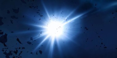 parlaklık ile renkli soyut gökyüzü arka plan