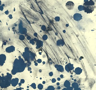 Metin için yeri olan boya lekeleriyle soyut arkaplan