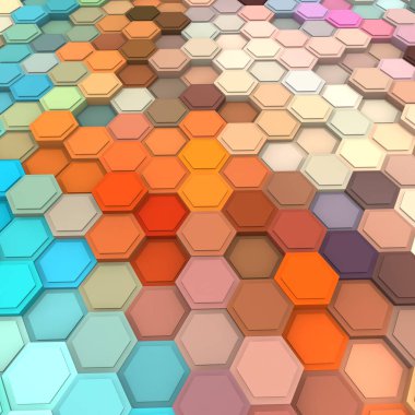 Renkli desenli soyut arkaplan