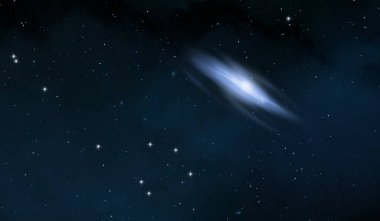 2d illüstrasyon. Derin geniş alan. Yıldızlar, gezegenler ve uydular. Çeşitli bilim kurgu yaratıcı fon. Uzay sanatı. Uzaylı güneş sistemleri. Gerçekçi arka plan 