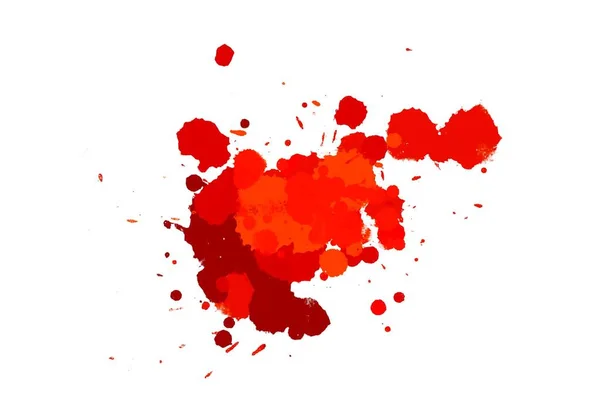 Illustration Colorful Ink Splashes Paint Splatters Bright Material Multi Color — Stock Photo, Image