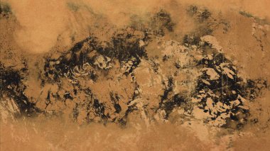 Metin için yeri olan boya lekeleriyle soyut arkaplan