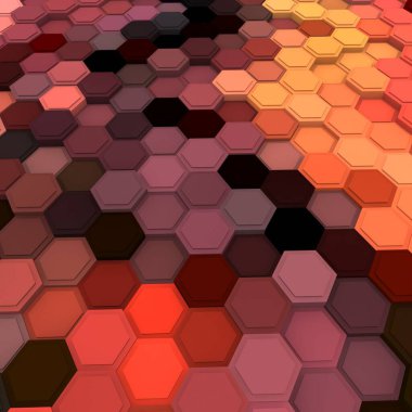 Renkli desenli soyut arkaplan