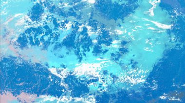 Metin için yeri olan boya lekeleriyle soyut arkaplan