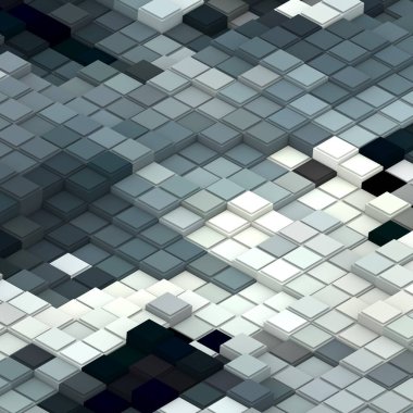 renkli geometrik arka plan, 3d hacim sanat