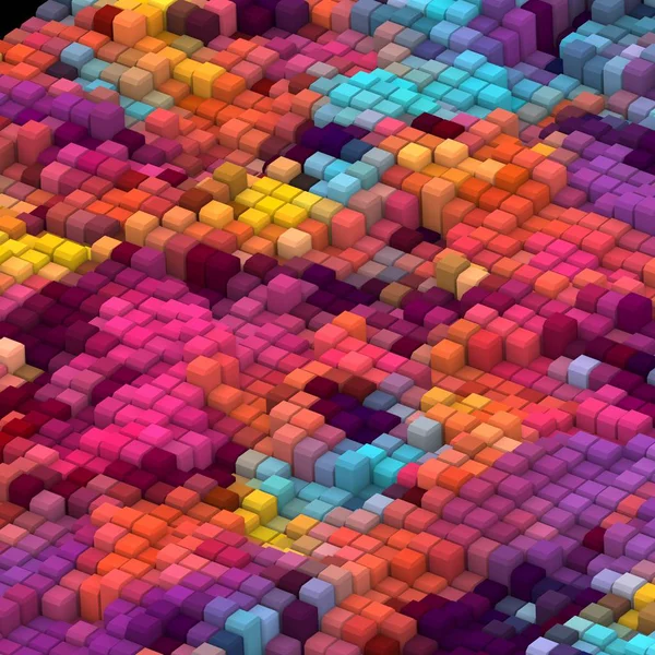 3 boyutlu illüstrasyon. Web modern fon. Renkli desen. Soyut geometrik şekiller. arkaplan.