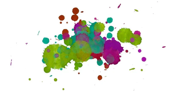 Fundo Colorido Abstrato Com Gotas — Fotografia de Stock