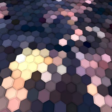 renkli geometrik arka plan, 3d hacim sanat