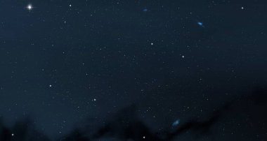 2d illüstrasyon. Derin geniş alan. Yıldızlar, gezegenler ve uydular. Çeşitli bilim kurgu yaratıcı fon. Uzay sanatı. Uzaylı güneş sistemleri. Gerçekçi arka plan 