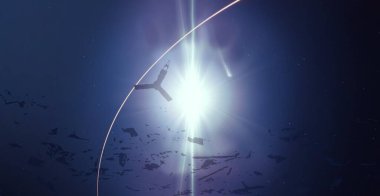 parlaklık ile karanlık alan soyut duvar kağıdı